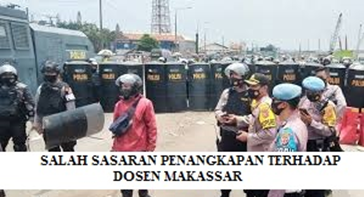 SALAH SASARAN SEORANG DOSEN YANG DIKIRA PENDEMO MENERIMA PENGANIYAAN